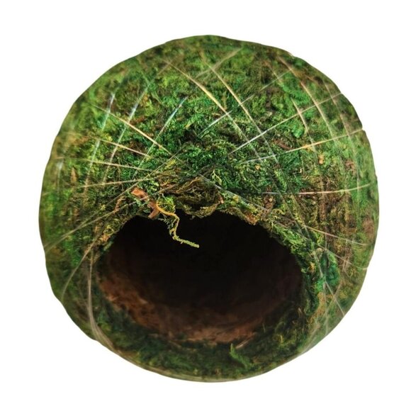 Bunny Rabbit Figurine For Spring Summer Home Decor Or Crafts Faux Grass Moss - Picture 8 of 10